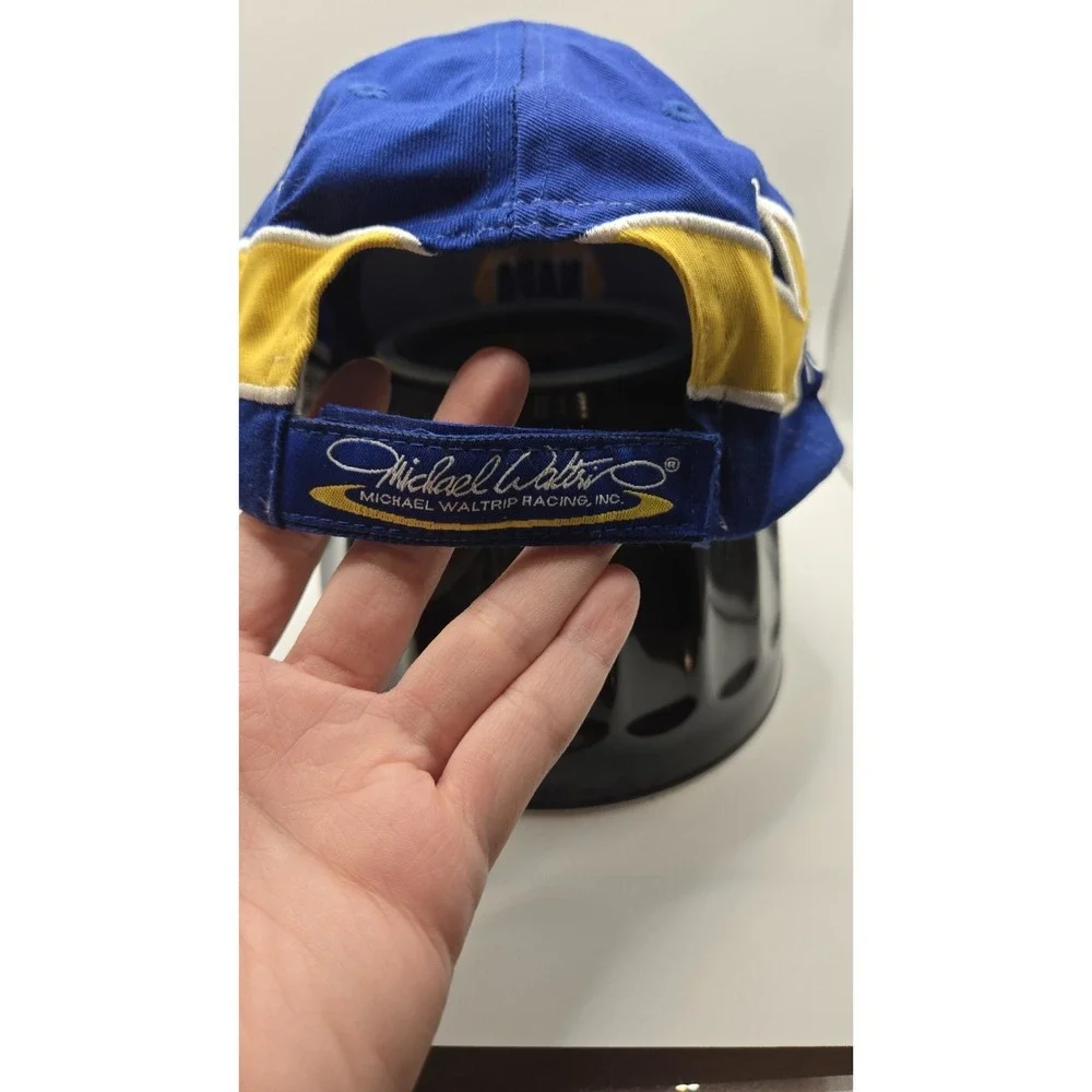 Michael Waltrip 55 NAPA Racing NASCAR Hat Blue Toyota Sponsor Cap OSFM